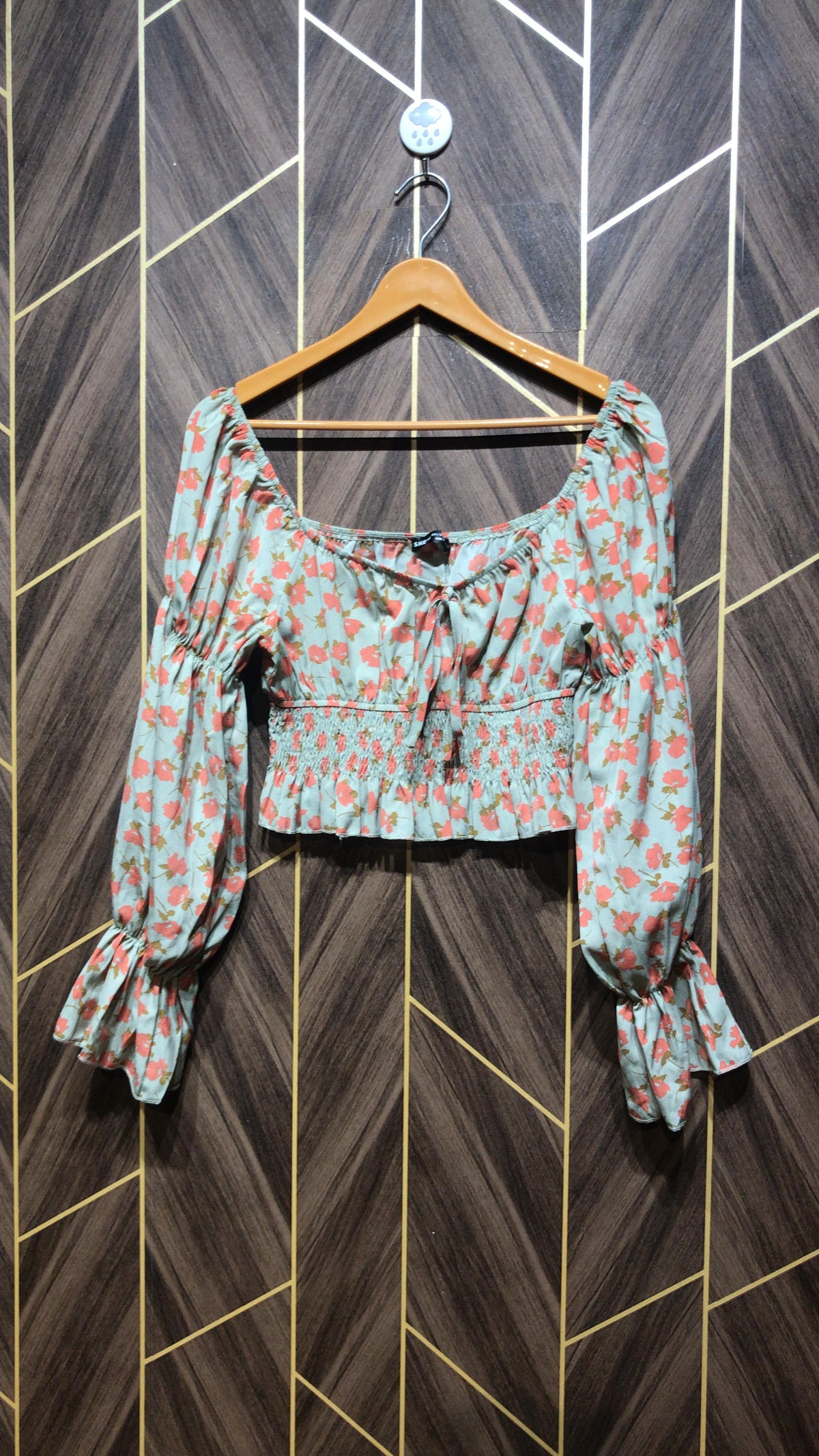 Trendy Chiffon crop top size small