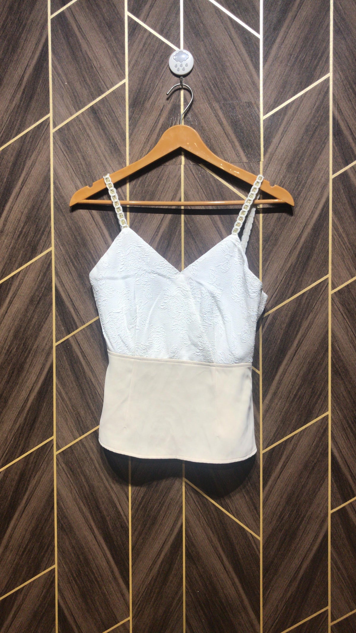 Trendy Chiffon Crop Top size small