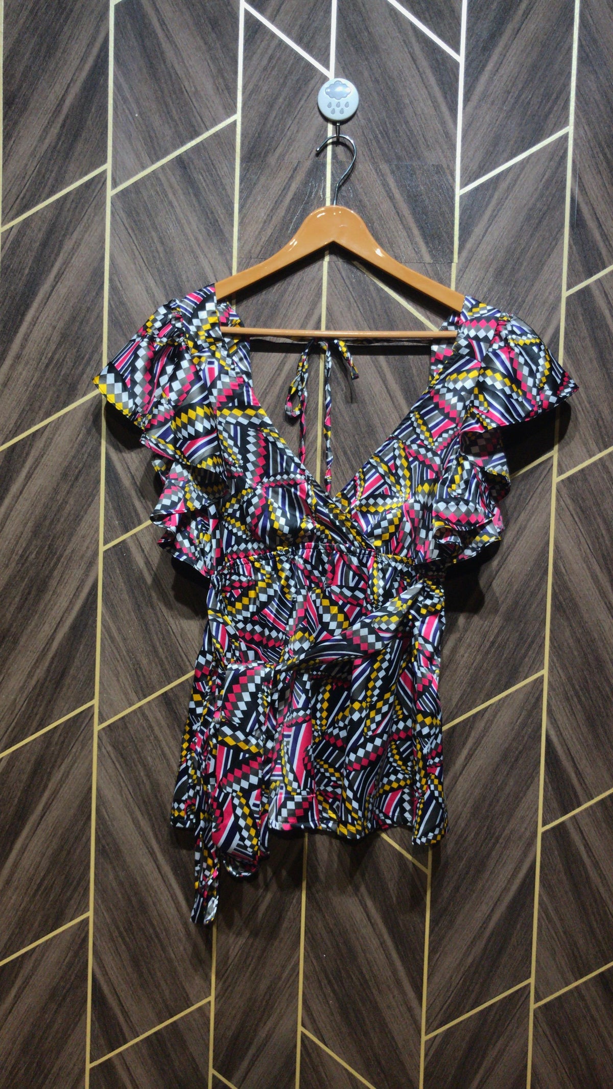 Trendy Silk Crop top size small
