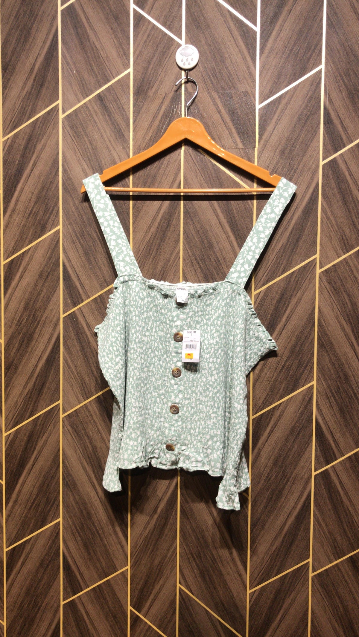 Trendy Jersey Crop top size Medium