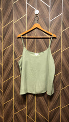 Trendy Linen Crop Top Size large