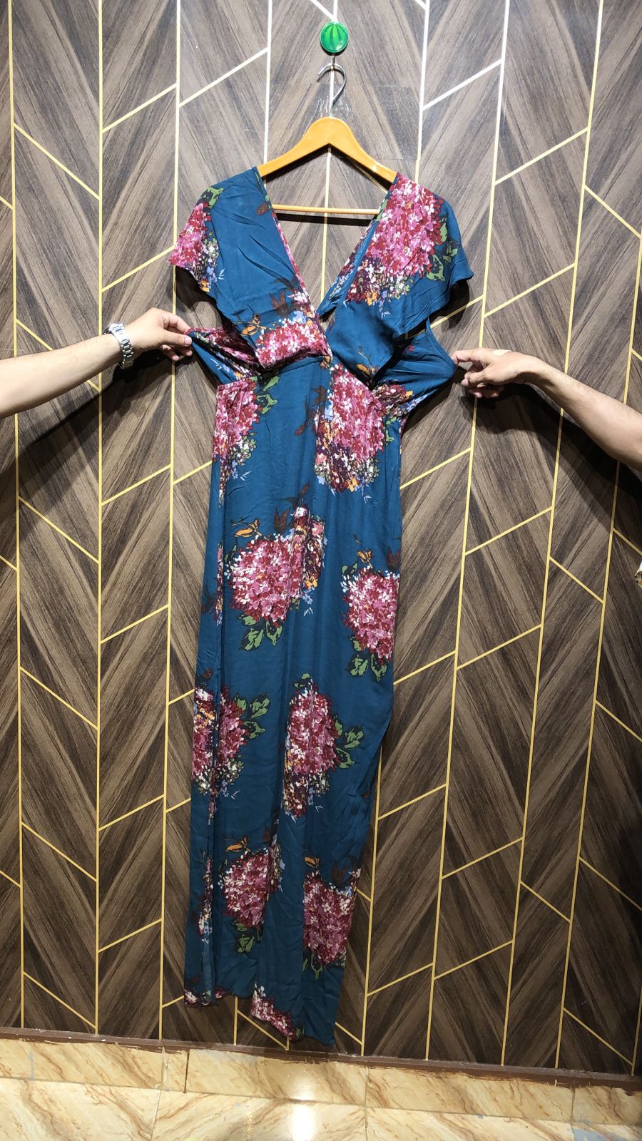 Western Long Maxi Linen – Small Size (Chest: 18, Length: 60 )