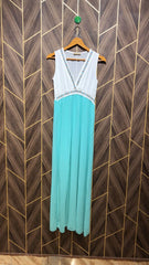 Western Long Maxi Chiffon – X Small Size (Chest: 17 , Length: 55)