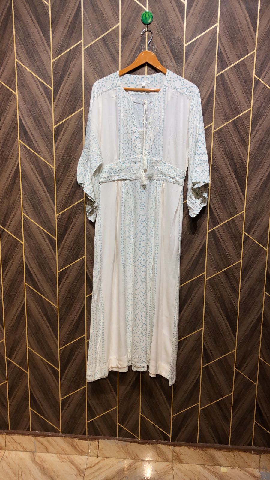 Western Long Maxi Linen – Small Size (Chest: 18, Length: 51 )