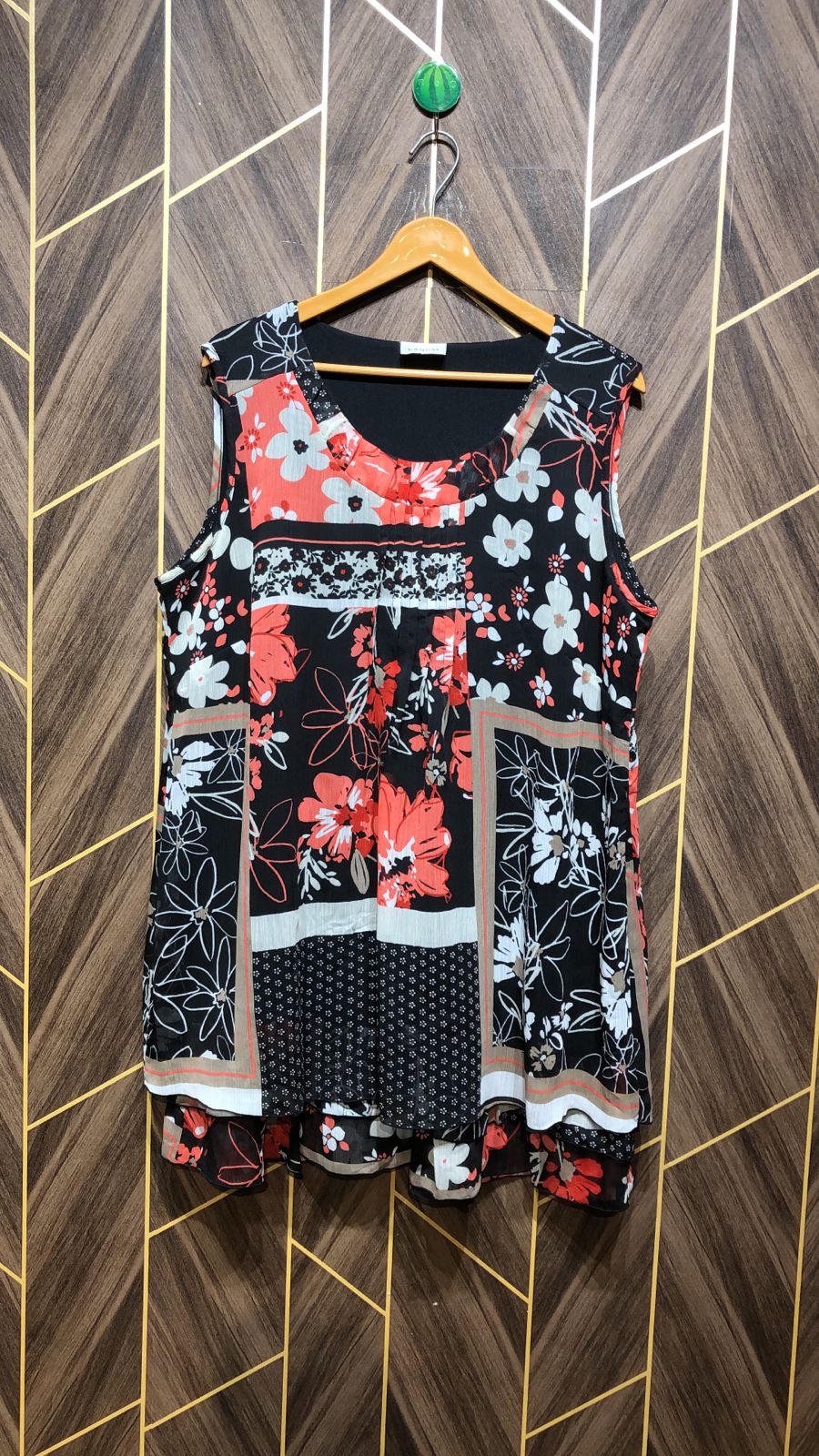 Western Top Chiffon – Large Size (Chest: 23 , Length: 35 )