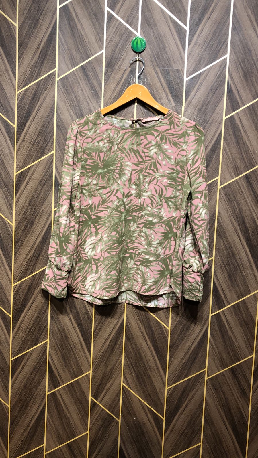 Western Top Chiffon – Medium Size (Chest: 19  , Length: 25 )