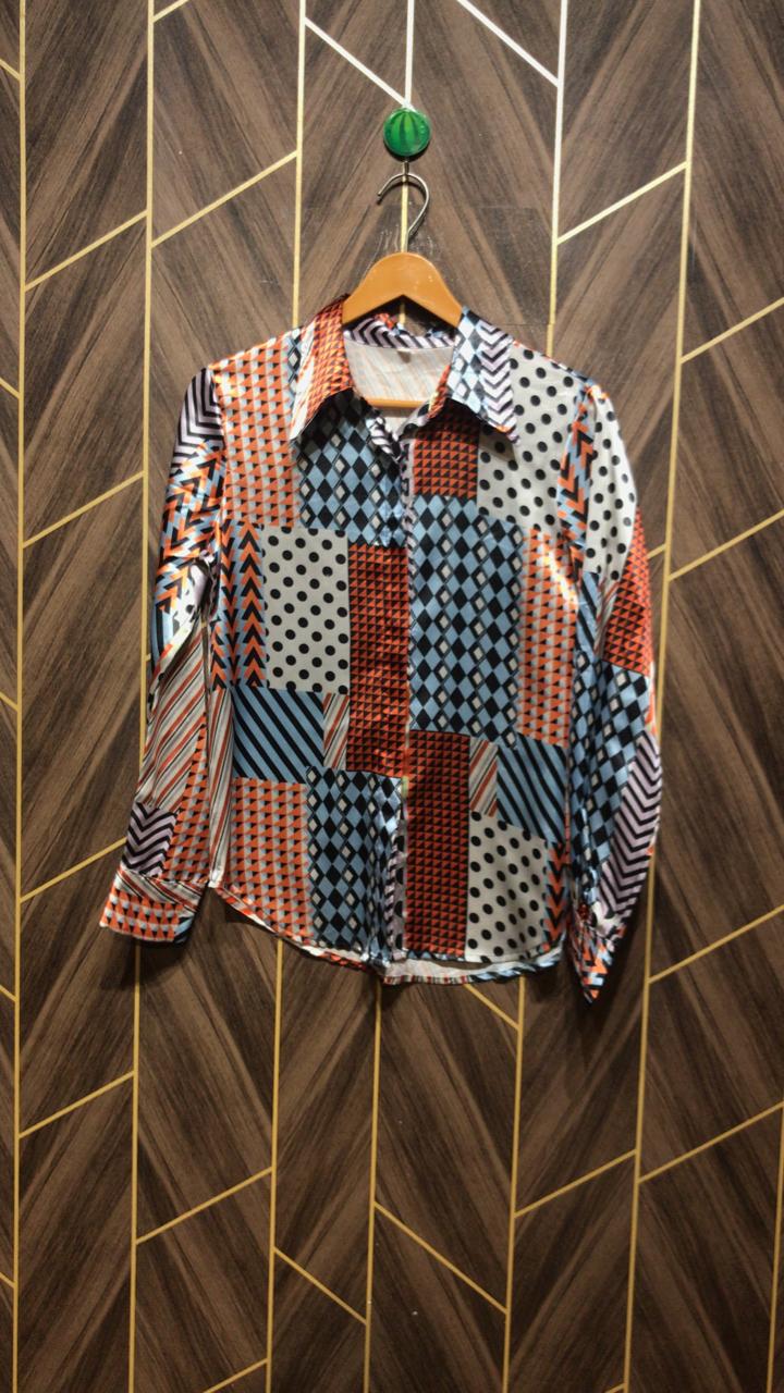Western Top Chiffon – Small Size (Chest: 18, Length: 27)