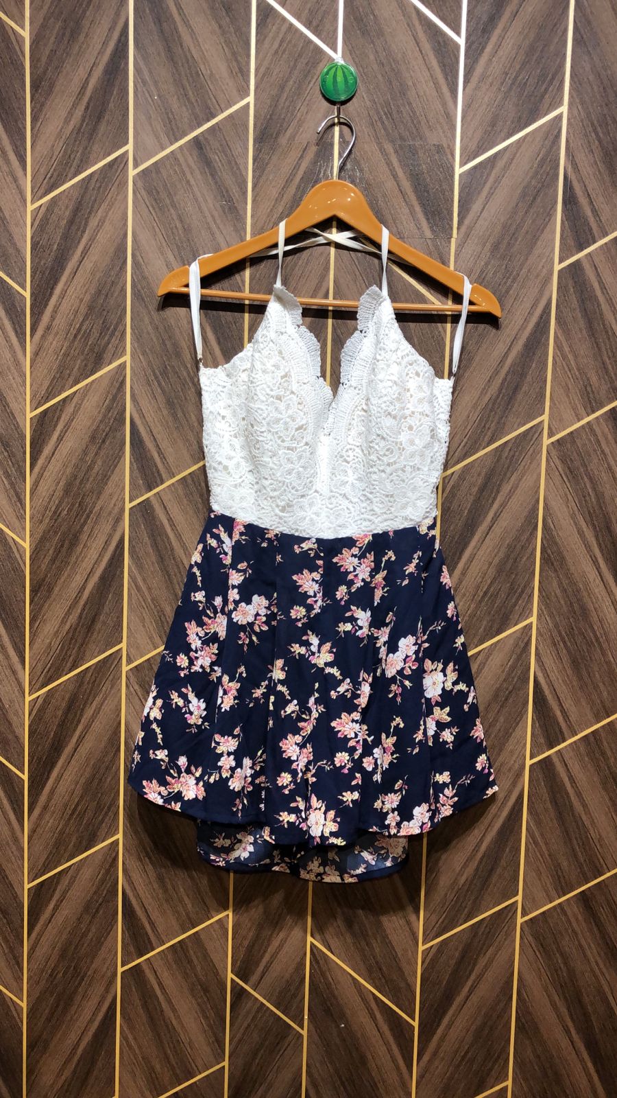 Mini Dress Chiffon Small Size Chest 14 Length 33