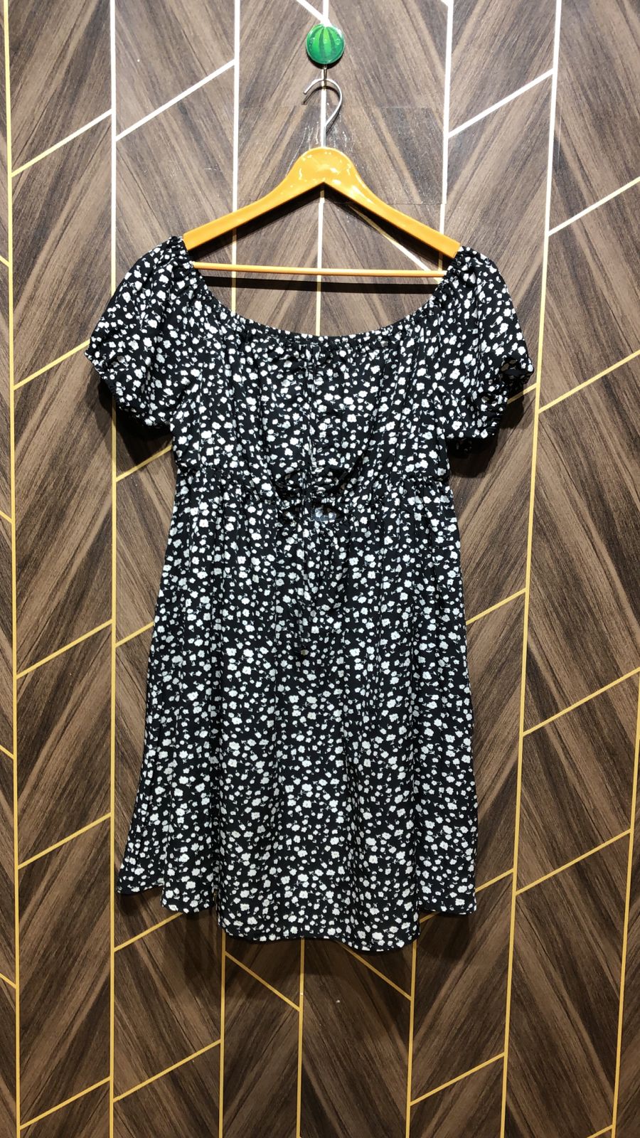 Mini Dress Silk Small Size Chest 19 Length 35