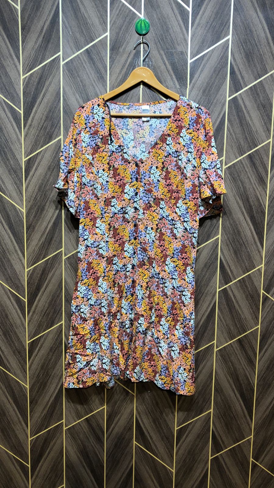 Mini Dress Linen Medium Size Chest 20 Length 39