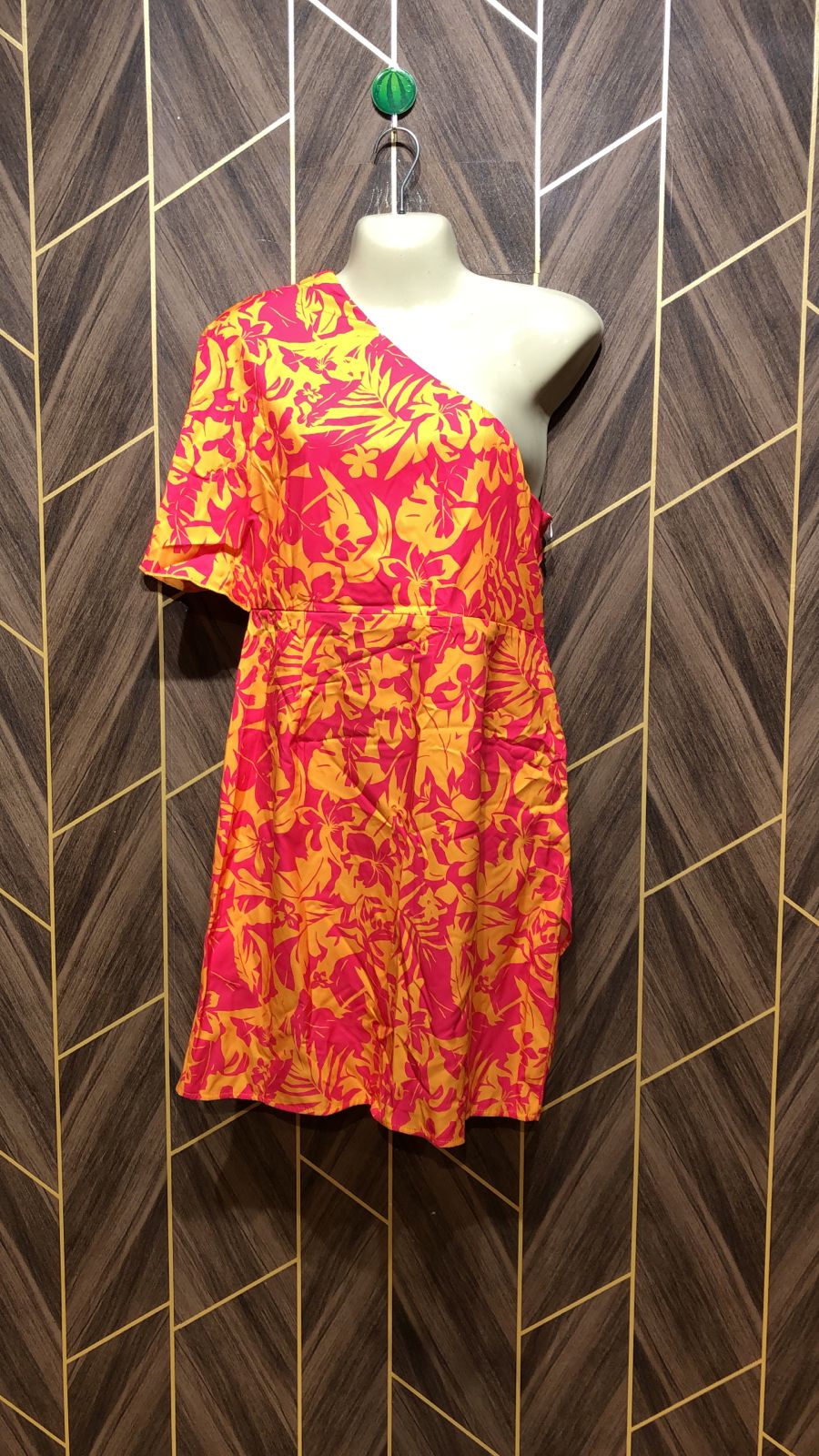 Mini Dress Chiffon Small Size Chest 16 Length 35