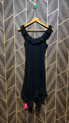 Mini Dress net  Jersey Small Size Chest 18 Length 40