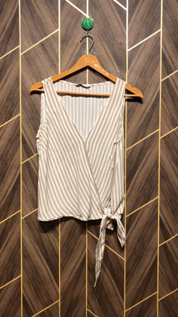 Trendy Linen CropTop Size Small