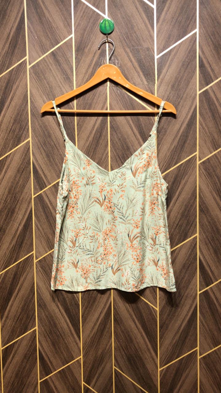 Trendy Linen CropTop Size X Small
