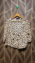 Trendy Linen CropTop Size Large