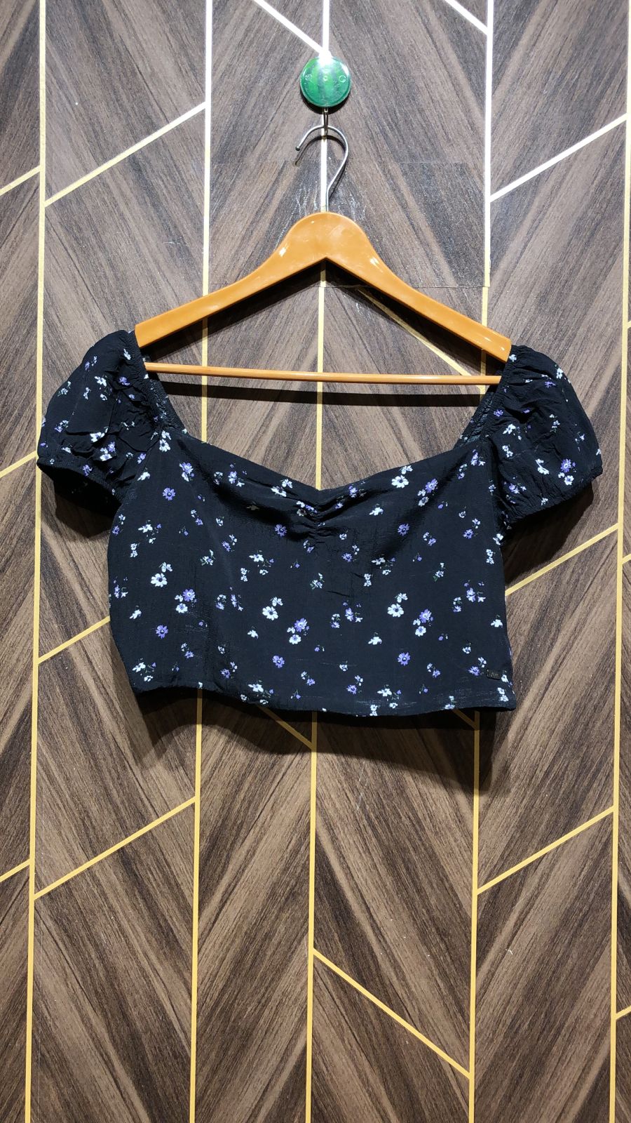 Trendy Chiffon CropTop Size X  Small