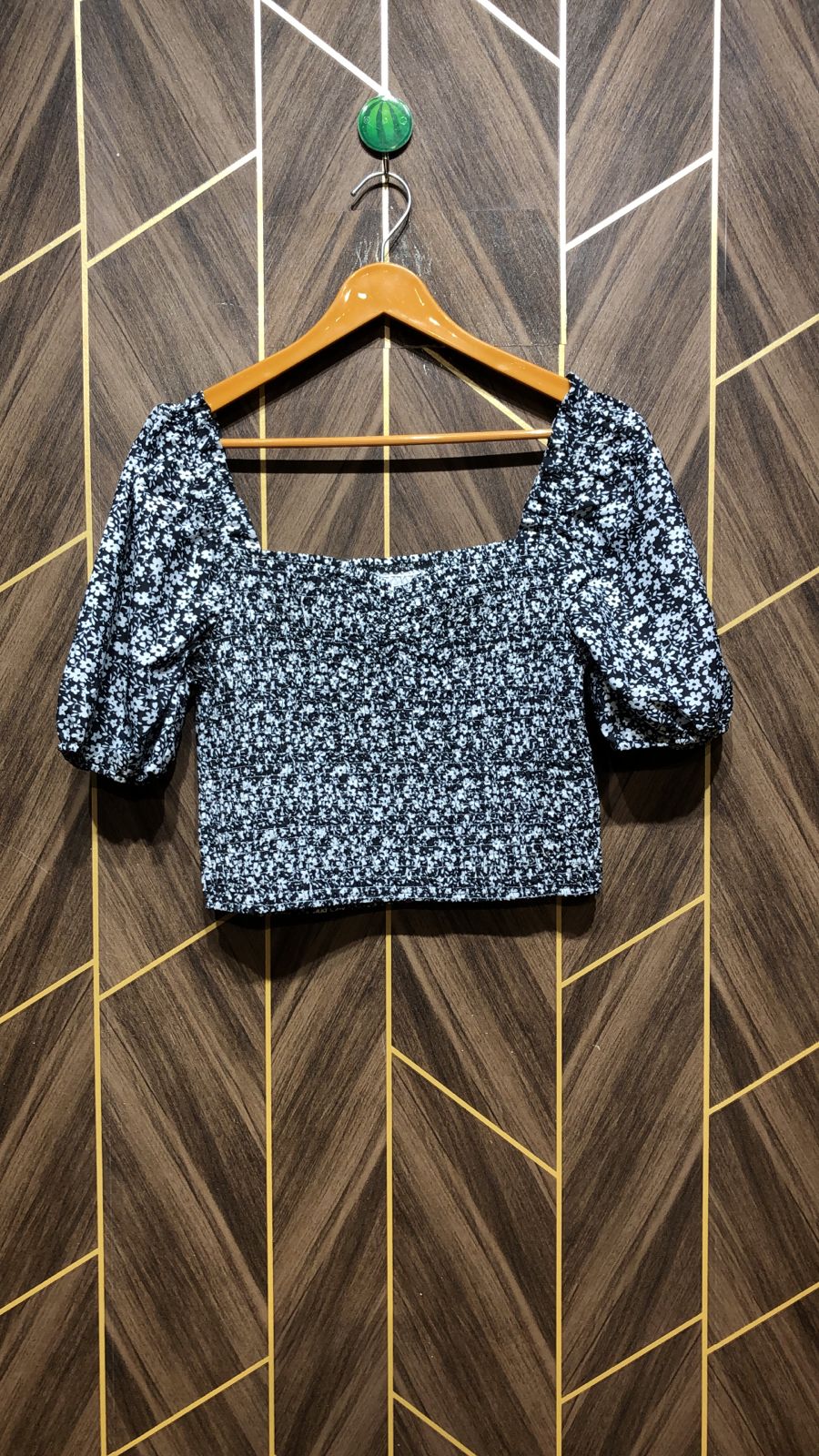 Trendy Silk CropTop Size Small