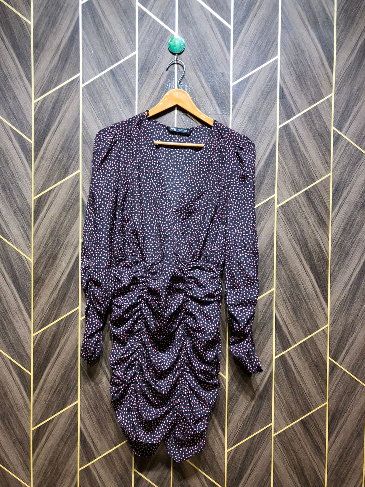 Mini Dress Silk Small Size Chest 18 Length 36