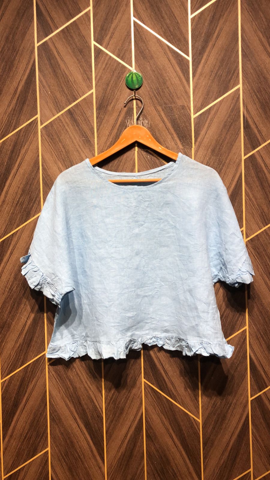 Trendy Cotton CropTop Size Large