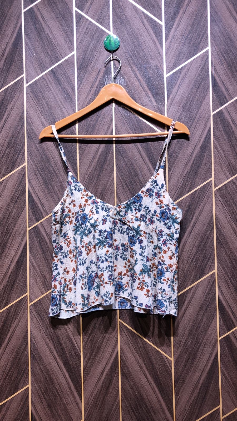 Trendy Chiffon CropTop Size Small