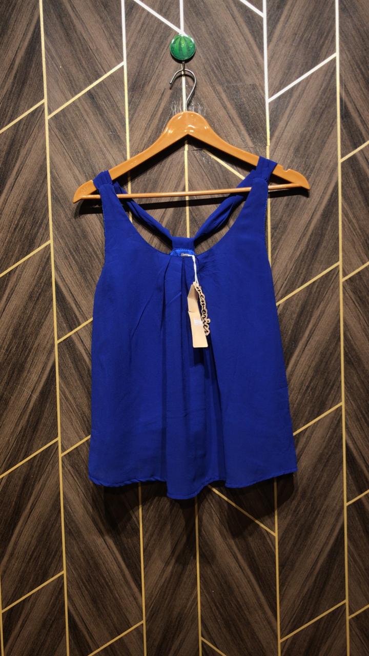 Trendy Chiffon CropTop Size Small