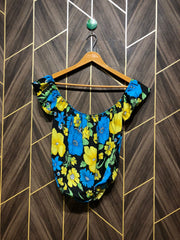 Trendy Chiffon  see through  CropTop Size x  Small
