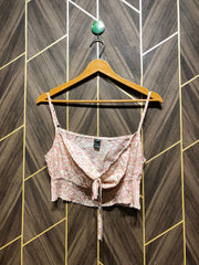 Trendy Silk CropTop Size X Small