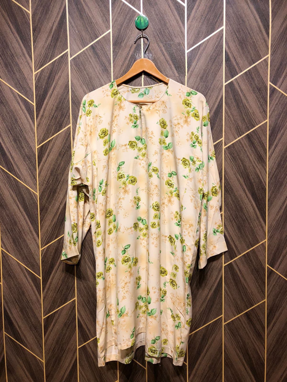 Silk Cordset – X-Large (Shirt Chest 24 , Length 39  | Skirt Waist 36 , Length 37)