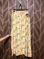 Silk Cordset – X-Large (Shirt Chest 24 , Length 39  | Skirt Waist 36 , Length 37)