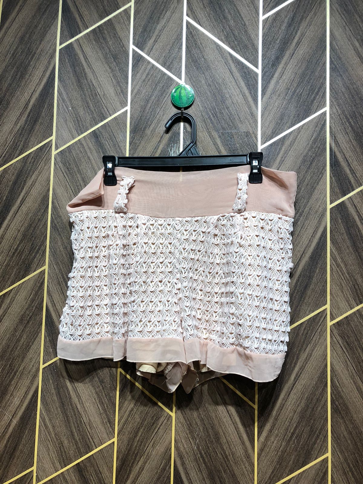 Women Mini Short Chiffon X Large | Waist 32 to 36