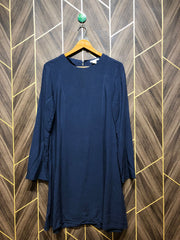 Women Long Shirt Linen Medium | Chest 19 | Length 36
