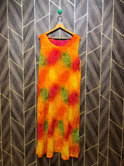 Women  long maxi Chiffon X Large Size Chest 24 Length 51