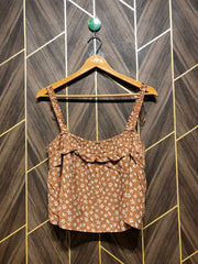 Trendy Chiffon CropTop Size Medium