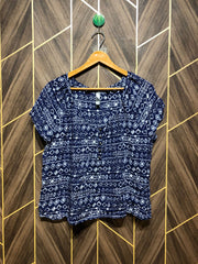 Trendy Linen CropTop Size X Large