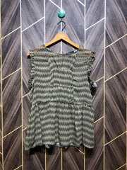 Trendy Chiffon  see through CropTop Size Large