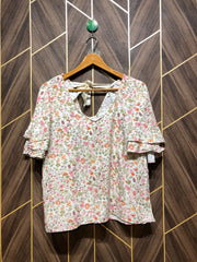 Trendy Linen CropTop Size X Large