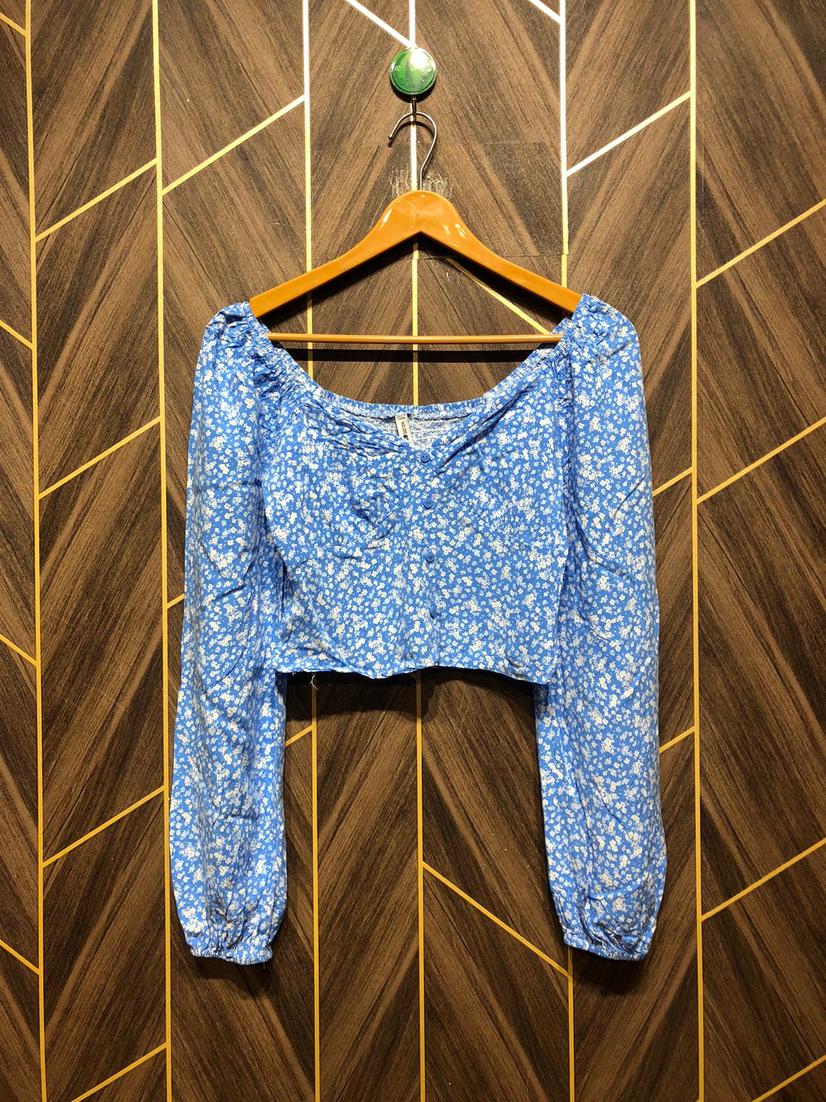 Trendy Cotton jersey CropTop Size X Small