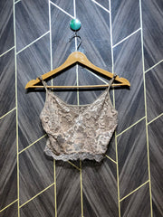 Trendy   Net Jersey CropTop Size X Small
