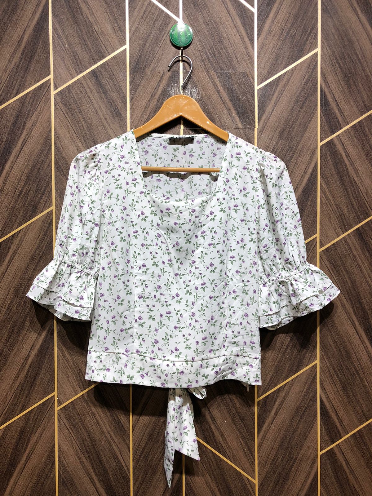 Trendy Silk CropTop Size Small
