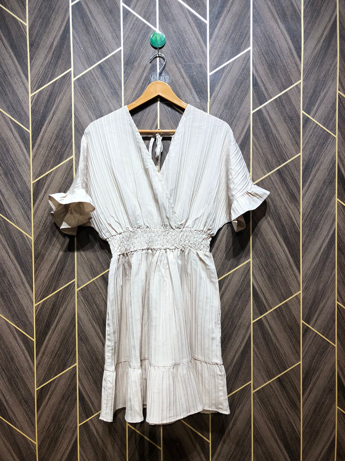 Mini Dress Chiffon Small Size Chest 18 Length 36