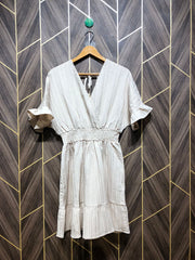 Mini Dress Chiffon Small Size Chest 18 Length 36