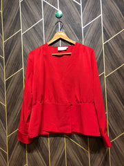Trendy Chiffon CropTop Size Large