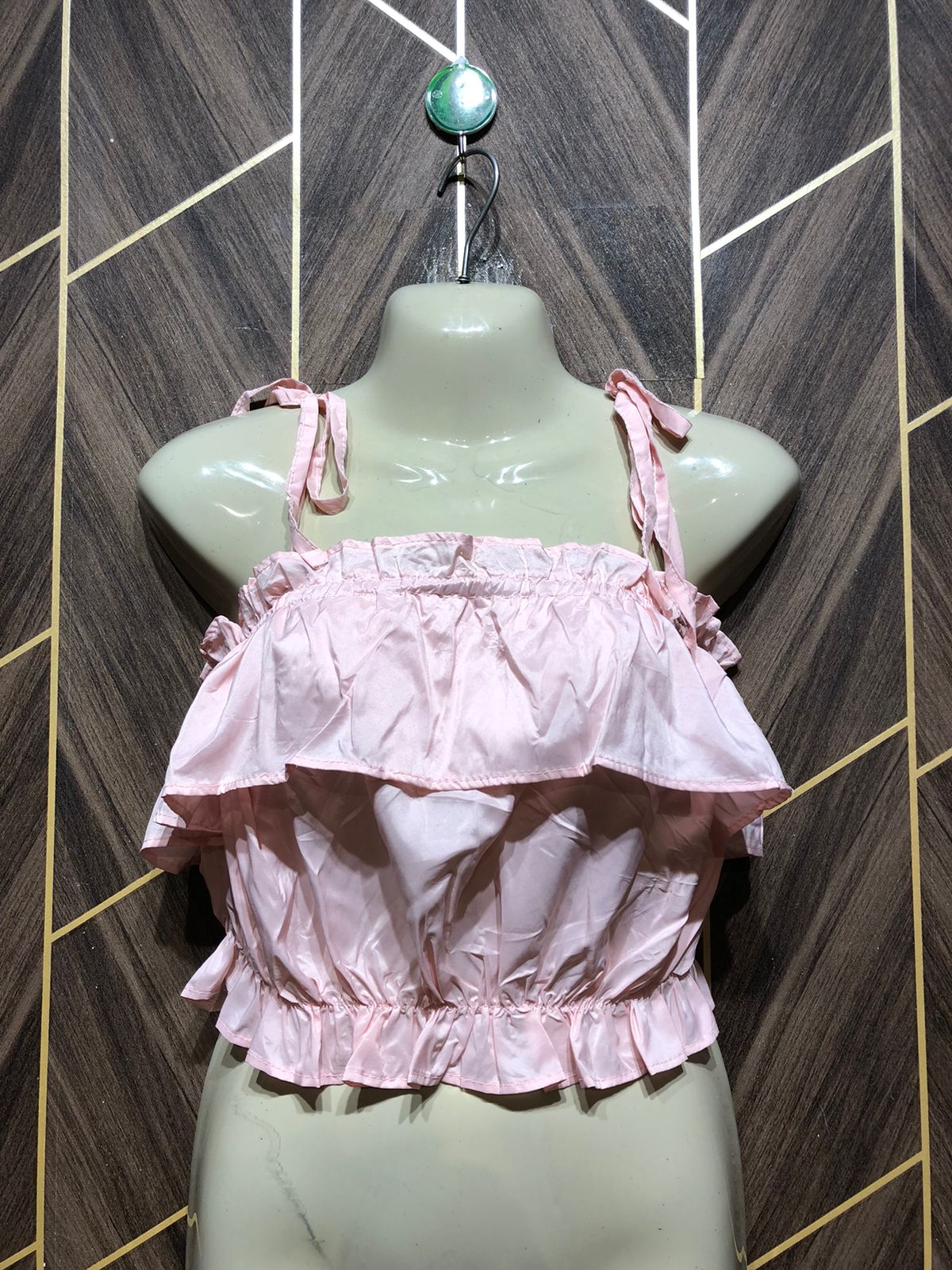 Trendy Silk CropTop Size Small