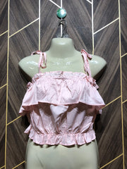 Trendy Silk CropTop Size Small