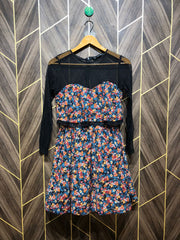 Women Long Shirt Silk X Small | Chest 16  | Length 33