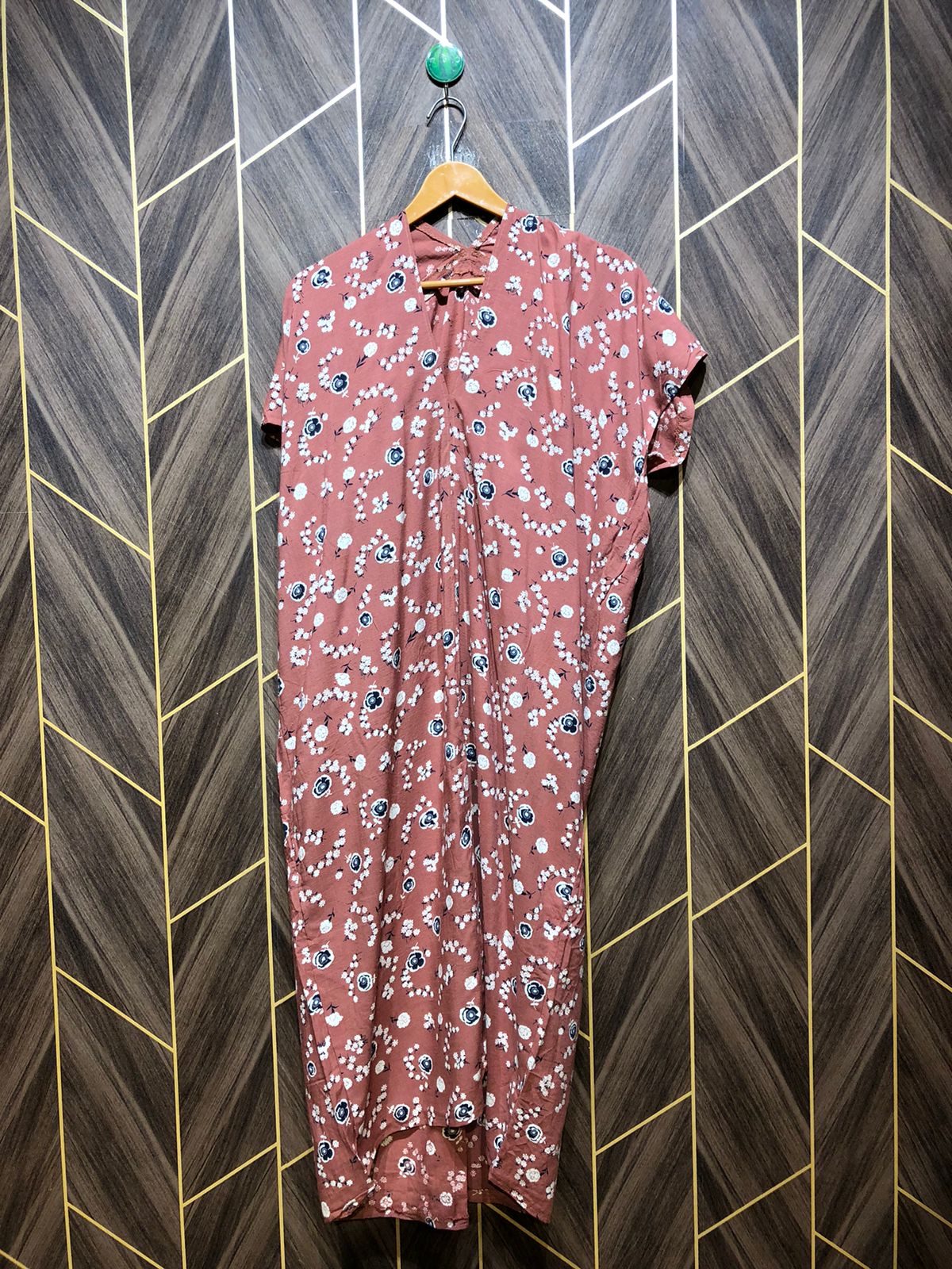Western Long Maxi Chiffon XX  Large | Size | Chest 27 | Length 49