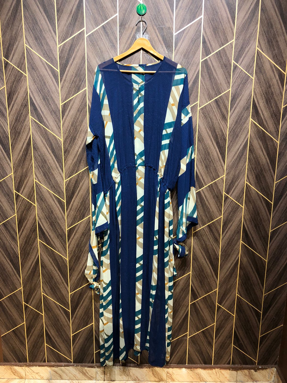 Western Long Maxi Chiffon See Through XX Large | Size  | Length 62