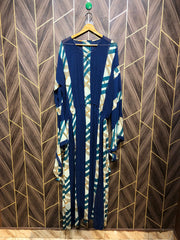 Western Long Maxi Chiffon See Through XX Large | Size  | Length 62