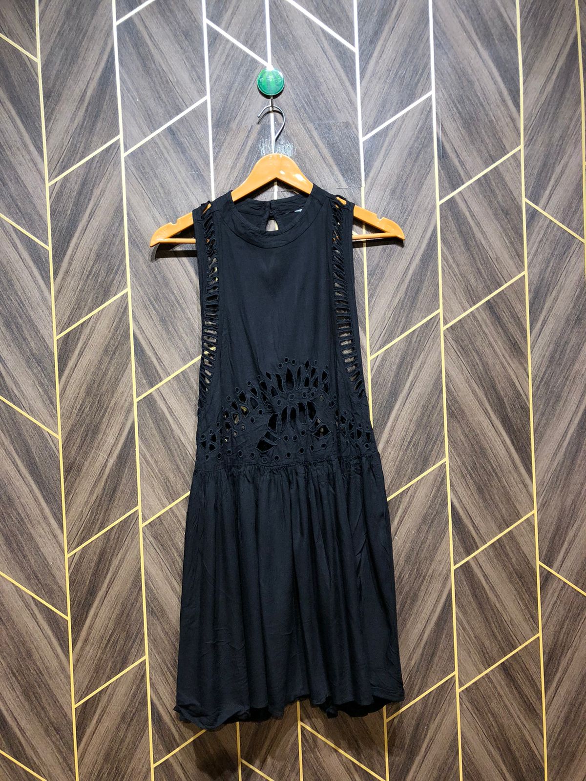 Mini Dress Linen X Small Size Chest 17 Length 35