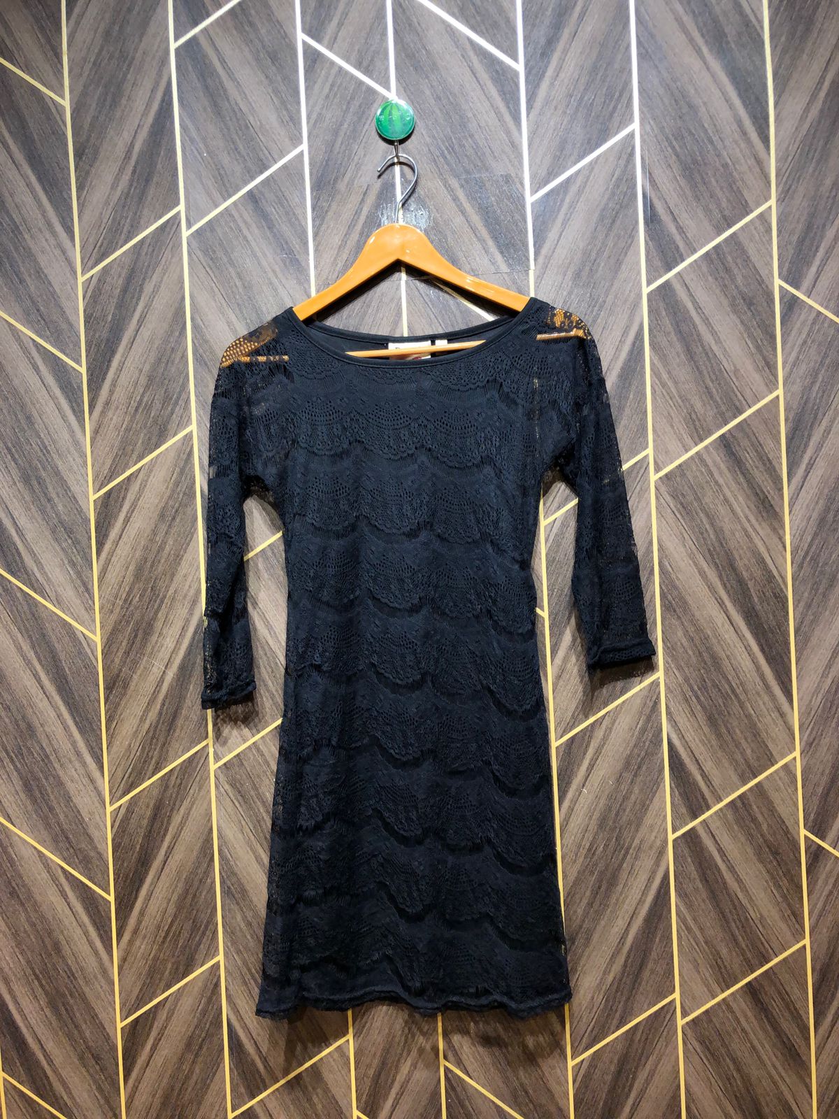 Mini Dress Jersey Net X Small Size Chest 17 Length 32
